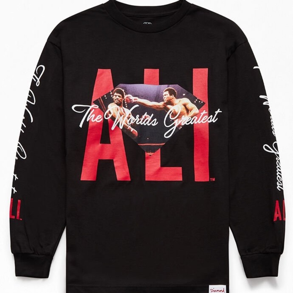Diamond Supply Co x Muhammad Ali Collab Long Sleev